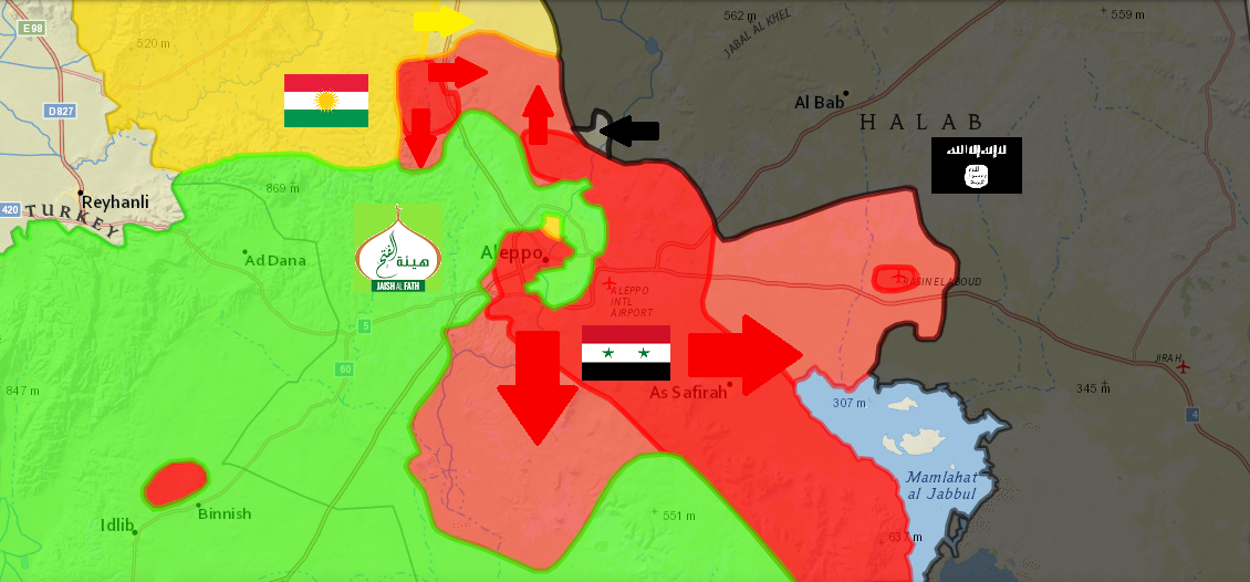 Syrian Army doubles its territory in Aleppo over 5 months due to Russian airstrikes