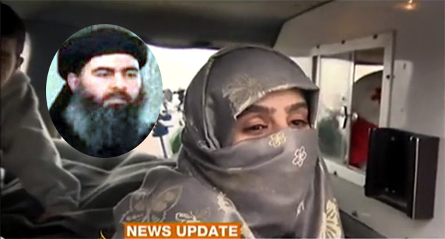 داعش کے سربراہ ابوبکر البغدادی کی بیوی فرار