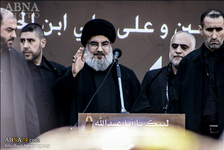 Sayyed Hassan Nasrallah hielt heute Abend eine Rede