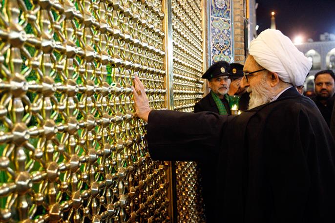 Astan Quds Razavi Farewell to Industrious Custodian Ayatollah Waiz Tabasi