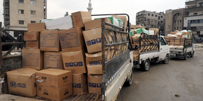 Syria: 2000 health packages distributed in Yarmouk Camp