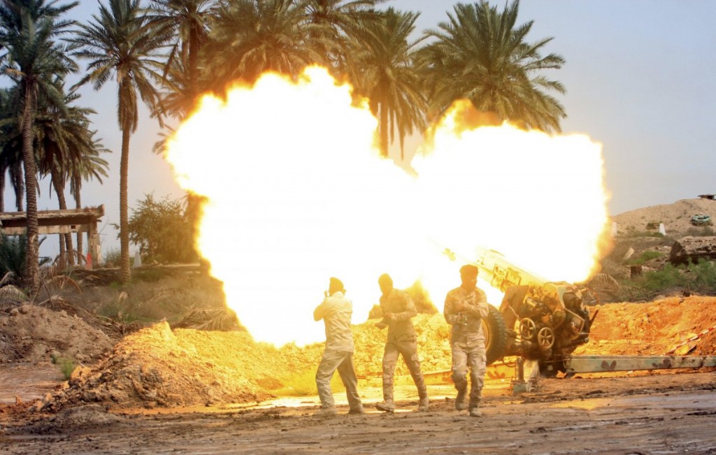 Iraqi army forces kill 18 ISIS militants in artillery shelling southeast of Mosul
