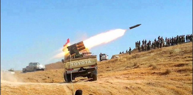 IS attacks against Peshmerga conducted by foreign militants leading by Uzbek commander