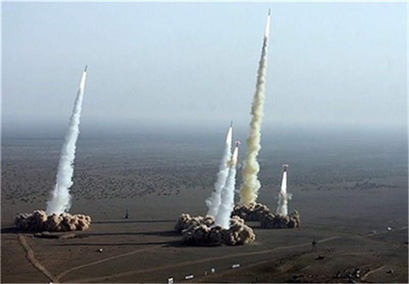 Iran's Revolution Guards test ballistic missiles with ranges of 300 to 2,000 kilometers in Drill 
