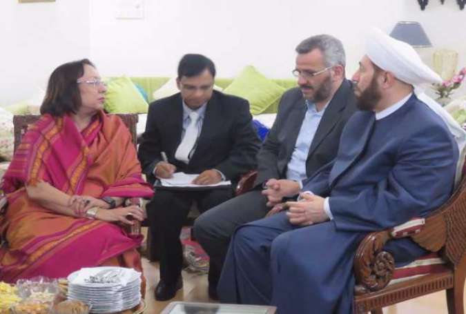 شام کے مفتی اعظم کی ہندوستان کی مرکزی وزیر نجمہ ہیبت اللہ سے ملاقات
