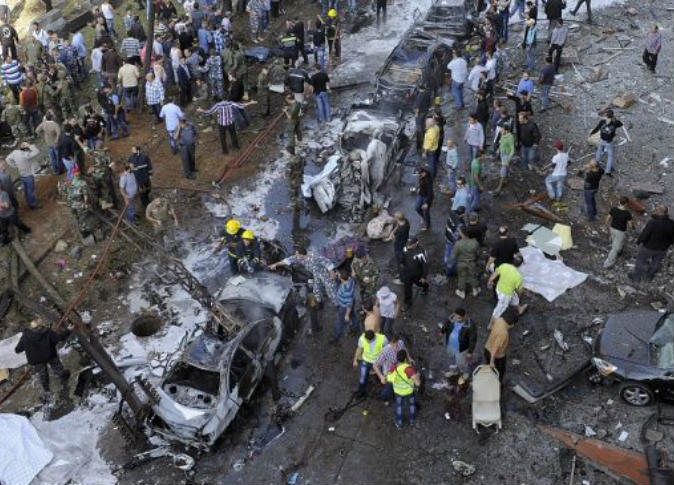 اصابة 39 شخصا بحادث انفجار قنينة غاز في سوق طهران