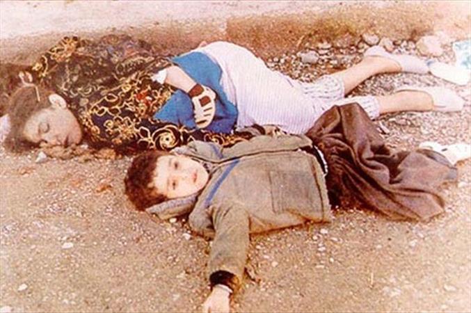 Saddam Komutasında ki Baas Rejimi'nin Halepçe' de ki Kürt Katliamı / Foto