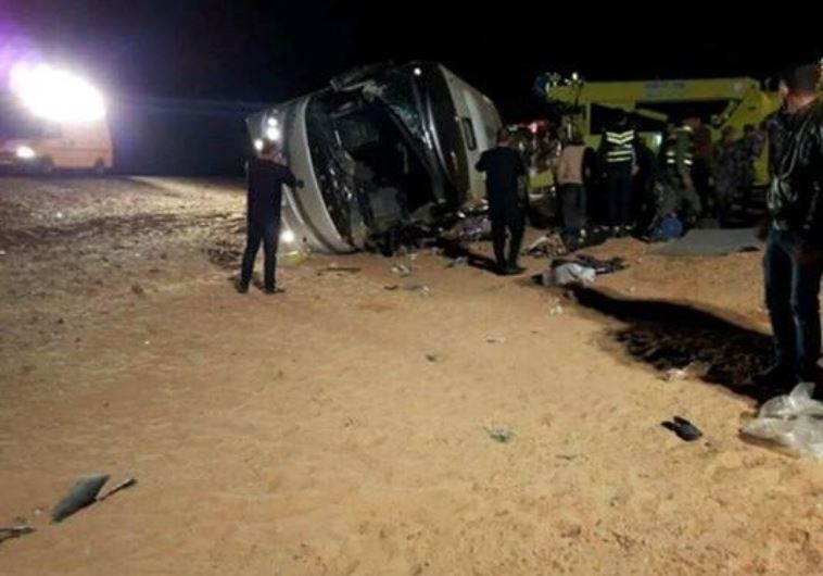 Palestinian pilgrims bus returning from holy Mecca crashed in Jordan, 18 dead 32 wounded