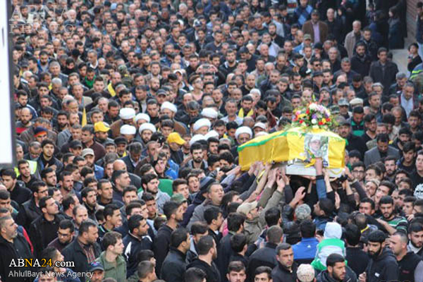 Fotos: Beisetzung des jungen Märtyrers libanesischer Hisbollah Ahmad Jusof 