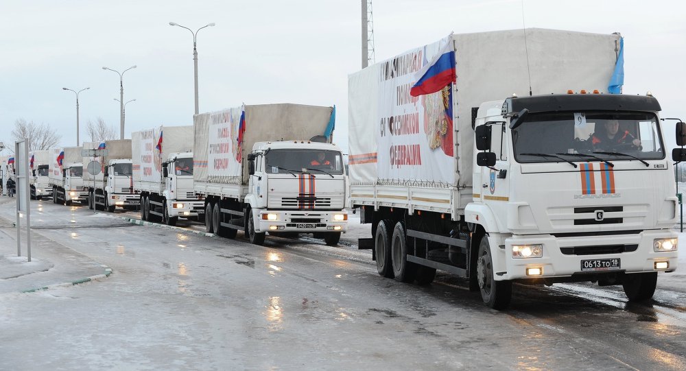 Terrorists open fire on Russian humanitarian aid convoys in Syria