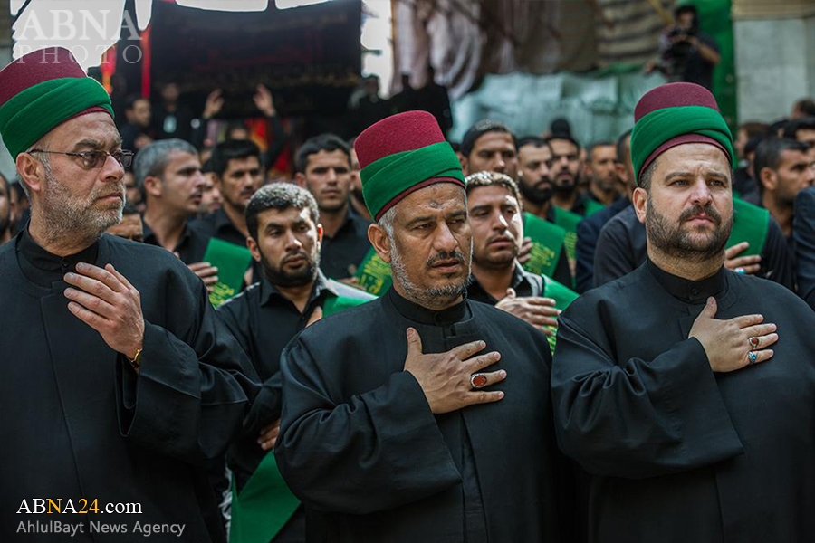 تصویری رپورٹ/ کربلا؛ حضرت عباس(ع) کے حرم میں جناب ام البنین کی عزاداری