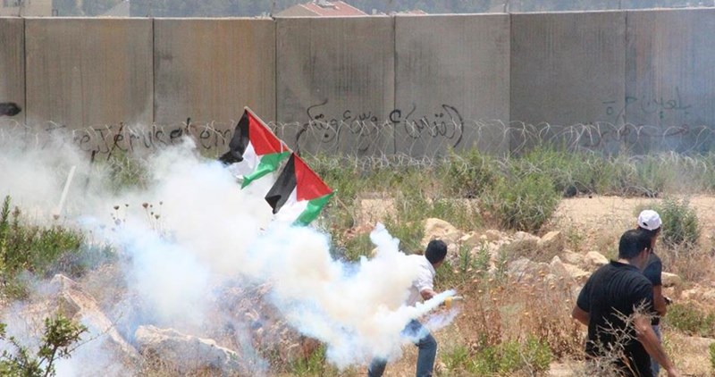 Israeli forces attack Friday marches across W.B., dozens injures 