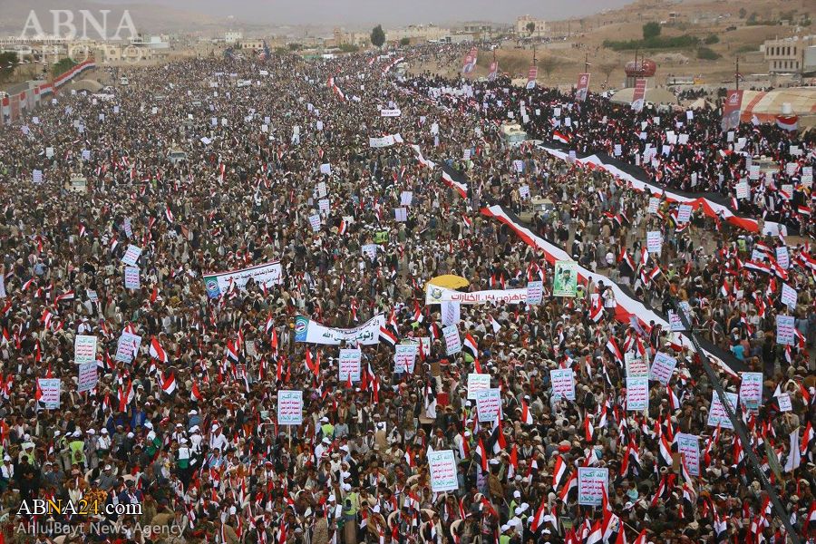 تقرير مصور/ تظاهرات مليونية في اليمن تستنكر العدوان العسكري السعودي الغاشم على الشعب