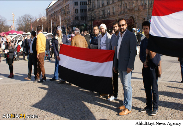 الشعب الالماني يتعاطف بقوة مع محنة الشعب اليمني ويُدين جرائم تحالف السعوامريكي بحق الابرياء + (صور)