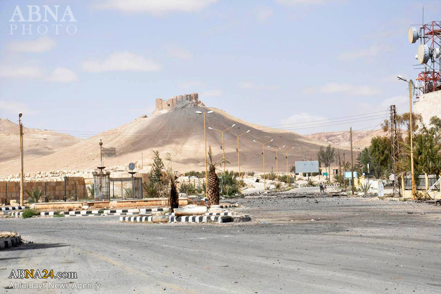 تقرير مصور/ الجيش السوري يتجول داخل مدينة تدمر التاريخية