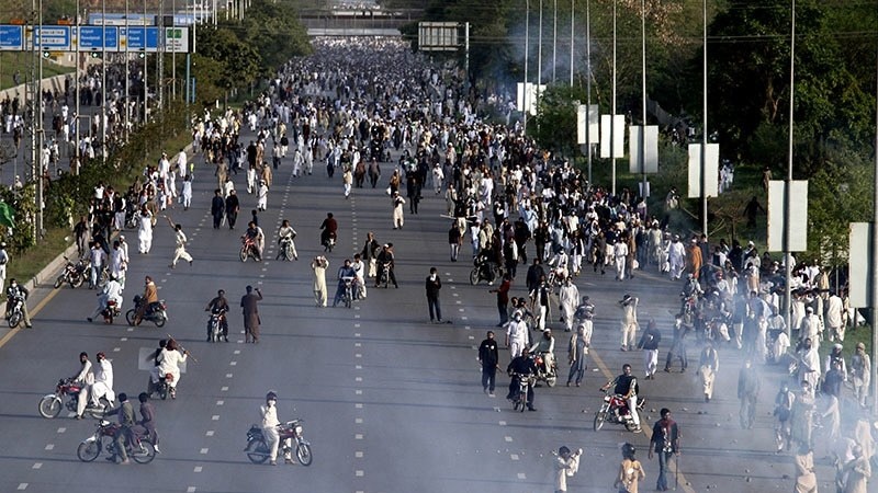 اسلام آباد میں مذہبی تنظیموں کا دھرنا جاری