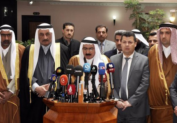 شيوخ عشائر نينوى يعلنون براءتهم من جرائم داعش الوحشية