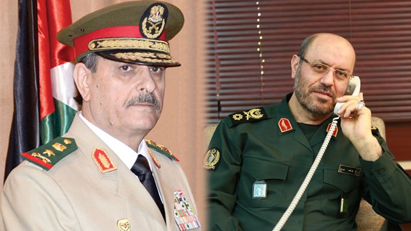 شام اور ایران کے وزرائے دفاع کی ٹیلی فونی بات چیت