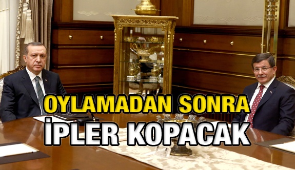 Oylamadan sonra ipler kopacak