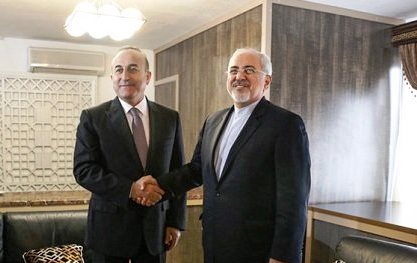 ایران اور ترک وزراء خارجہ کی باہمی ملاقات