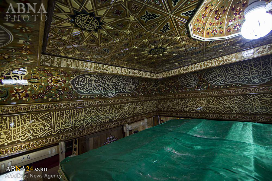 تقرير مصور/ نظرة الى السقف الداخلي لشباك أبي الفضل العباّس (ع)