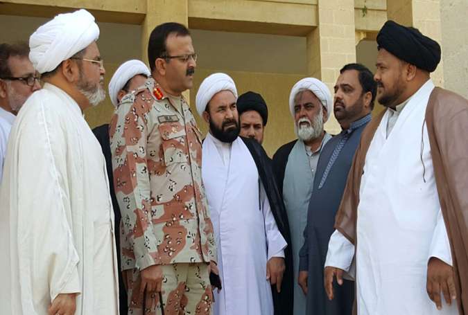 علامہ ناظر عباس تقوی کی قیادت میں شیعہ علماء کونسل کے وفد کی ڈی جی رینجرز سندھ سے ملاقات