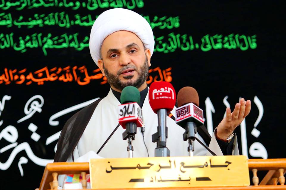 خطيب جمعة بغداد يدعو جميع الأحزاب الإسلامية أن تعود لأصولها وتتبع الولي الفقيه