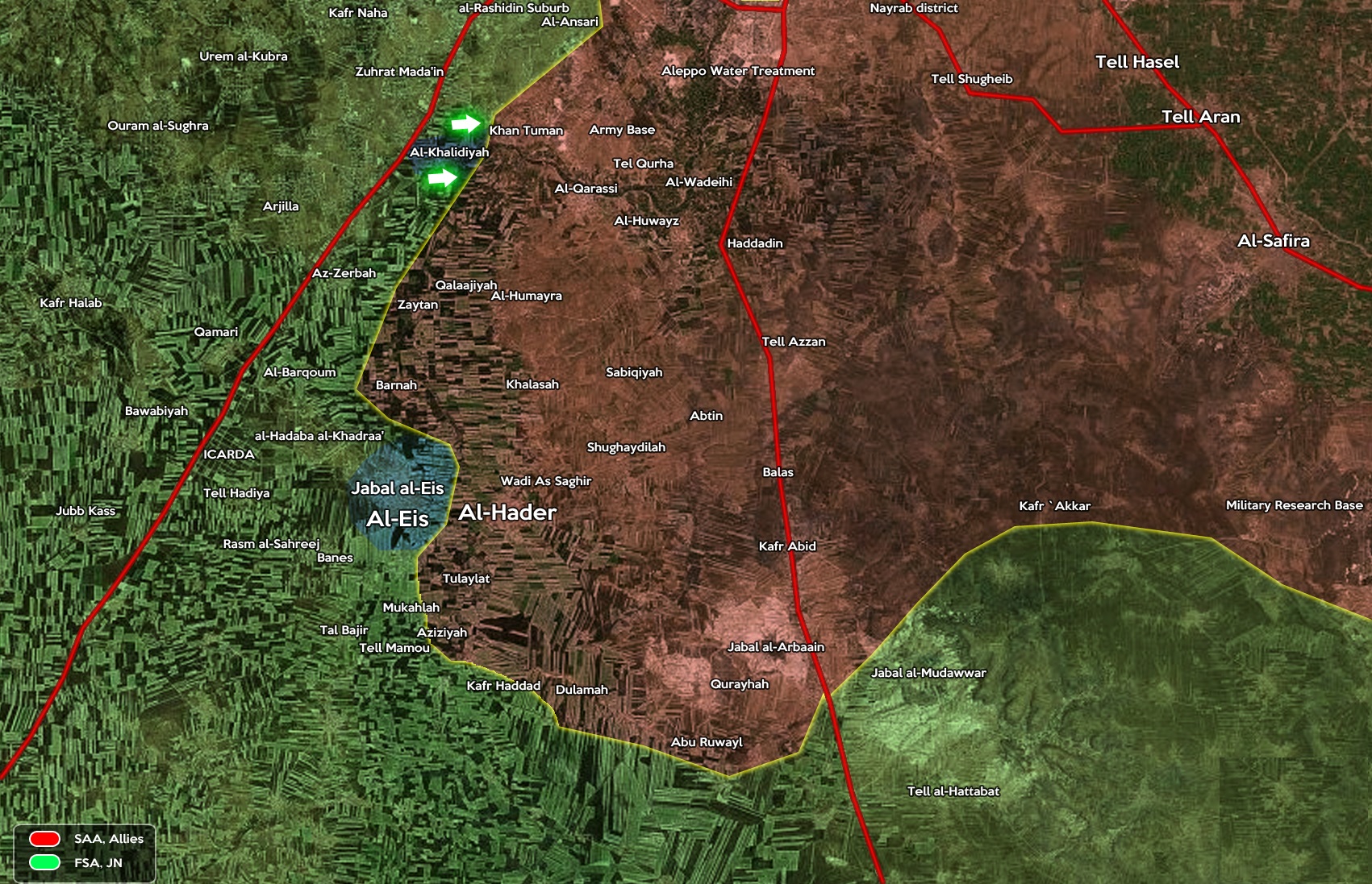 Rebels capture al-Khalidyah in southern Aleppo a definite end to Syrian ceasefire