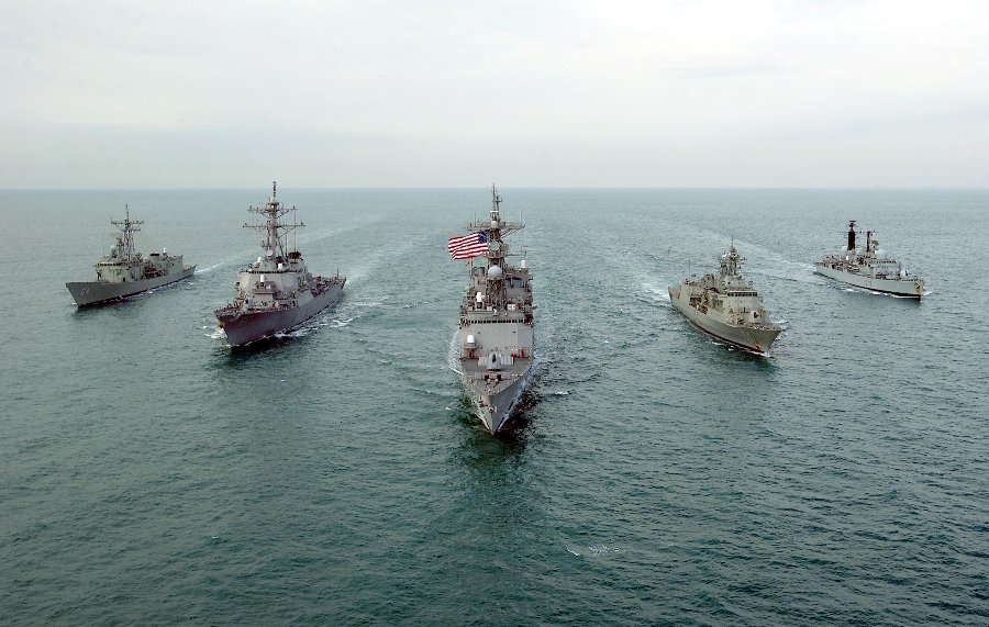 U.S. Navy leads largest maritime exercise in Middle East against possible threats by ISIS and al-Qaeda