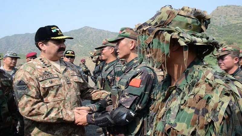 پاکستان اور چین کی مشترکہ فوجی مشقیں شروع