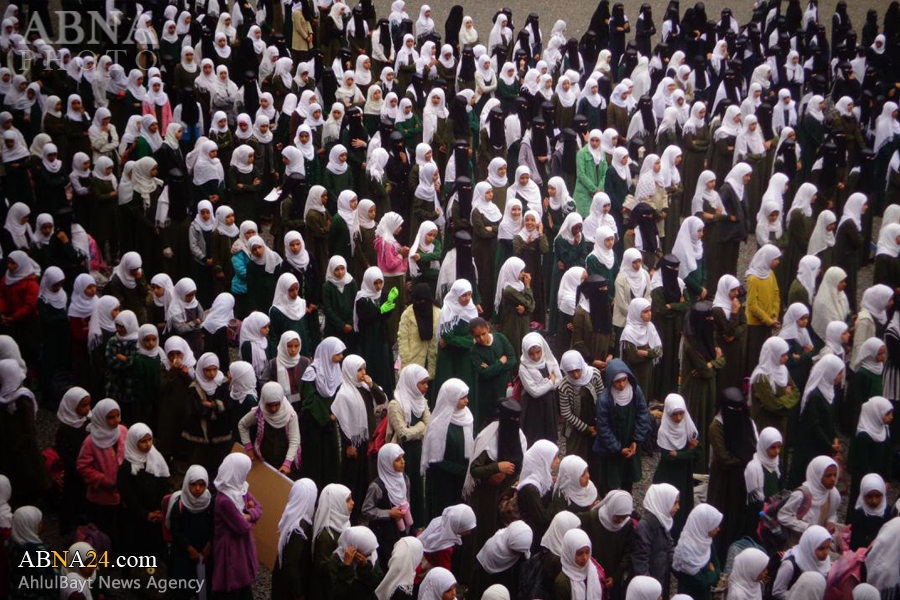 تقرير مصور/ فعاليات تضامنية لطالبات مع المجاهدين المقاومين في صنعاء