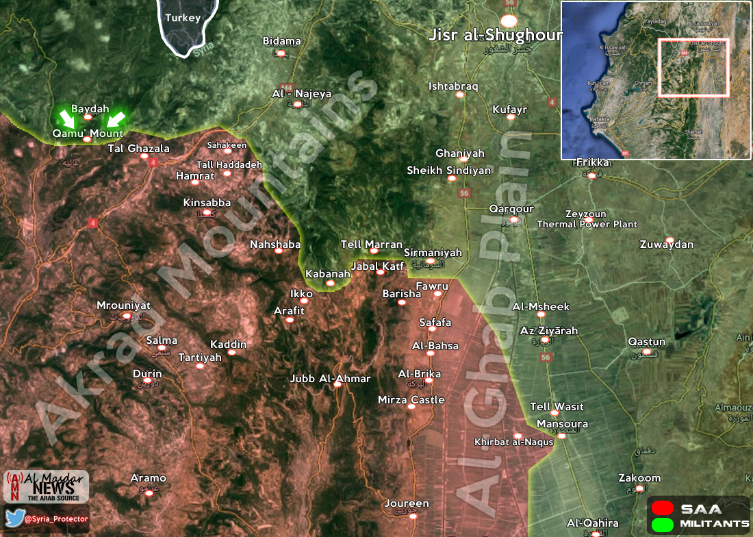 Syrian Army retreats from huge strategic importance mountain in Latakia as rebels push back