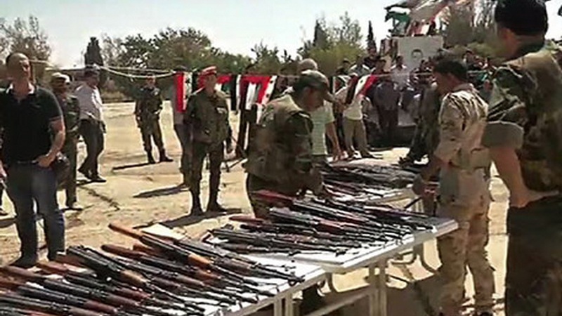 В сирийской провинции Дераа сдали оружие более тысячи боевиков