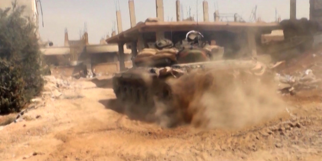 Syrian Army destroyed a position for Jabhat al-Nusra leaders in Daraa, terrorist groups hit in other areas