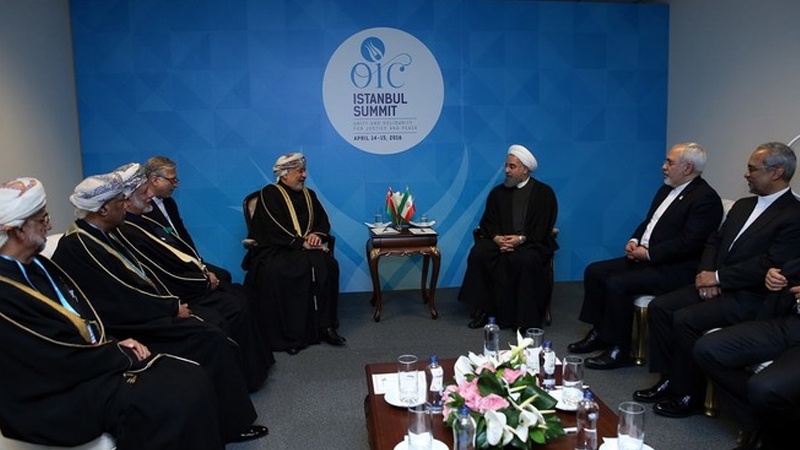 استنبول اجلاس کے موقع پر صدر حسن روحانی کی آذربائیجان، افغانستان، عمان اور انڈونیشیا کے حکام سے ملاقاتیں