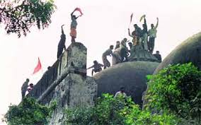 ہندو سیاسی لیڈر کا حکومت سے بابری مسجد کی جگہ لے کر مندر بنانے کا مطالبہ کیا