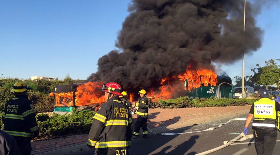 At least 15 injured in bus explosion in Jerusalem / Photos