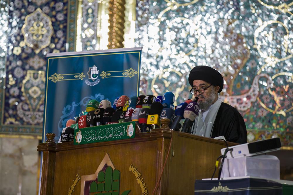 ممثل المرجع السيستاني يثمن بطولة الحشد الشعبي ويلوم اصحاب القرار من المتصدين بالدولة