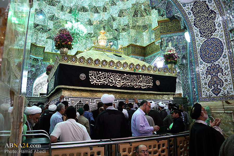 تصویری رپورٹ: حرم حضرت معصومہ(س) میں سیدہ زینب (س) کی وفات پرعزاداری
