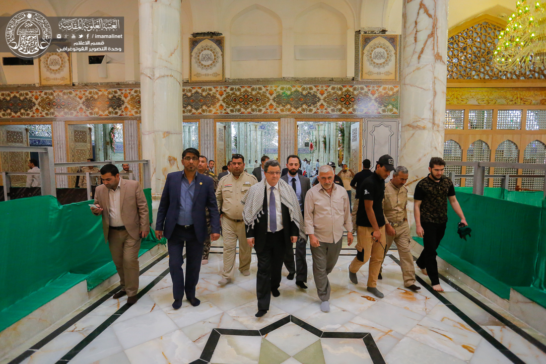 Swiss official visits campus of Imam Ali holy shrine