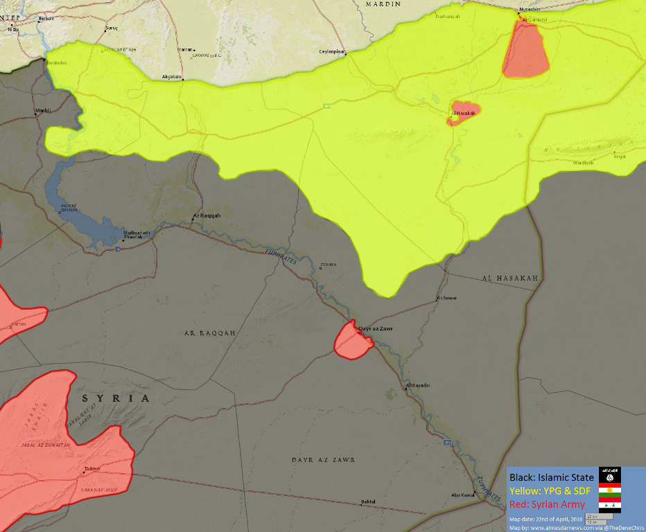 Huge battle underway for ISIS turf in eastern Syria - Map
