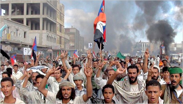 Thousands of Yemenis protest Saudi aggression