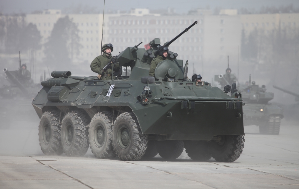 Sophisticated Russian BTR-82A redeployed by Syrian Army to Aleppo in preparation for large scale offensive 