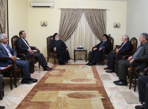 Iran President's Assistant meets Sayyed Nasrallah in Lebanon