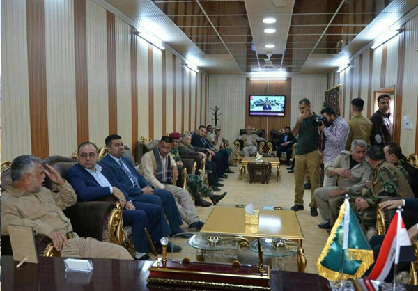 مفاوضات بين العامري والمهندس مع قادة كرد لتهدئة الاوضاع في الطوز