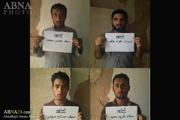سامراء میں داعش سے وابستہ ۱۲ افراد کا ٹولہ گرفتار+ تصاویر