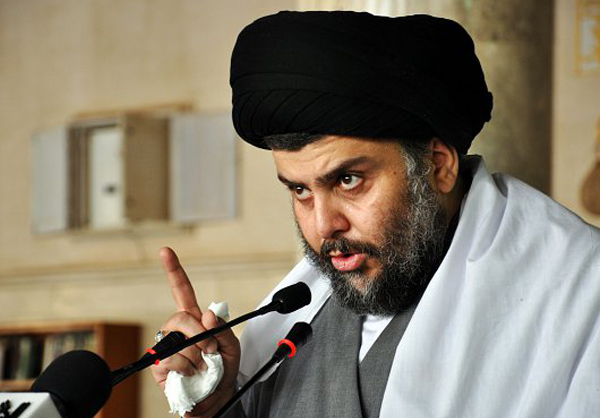 الصدر يؤكد ضرورة استمرار الانتفاضة الشعبية ضد الفاسدين ويعلن ايقاف العمل السياسي للتيار
