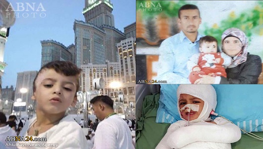 Siyonist Katliamından Kurtulan Filistinli Çocuk Kâbe’yi Ziyaret Etti / Foto