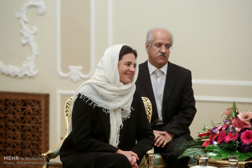 تصویری رپورٹ: صدر روحانی سے بیلجیئم کی سینیٹ کی سربراہ کی ملاقات