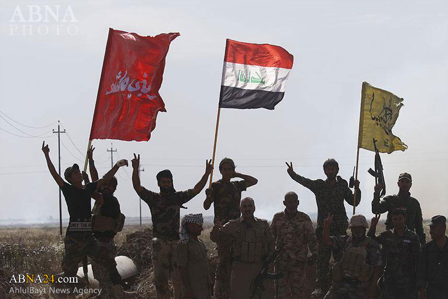 تقرير مصور/ مشاهد دخول الحشد الشعبي في بشير بعد القضاء على مسلحي داعش التكفيري